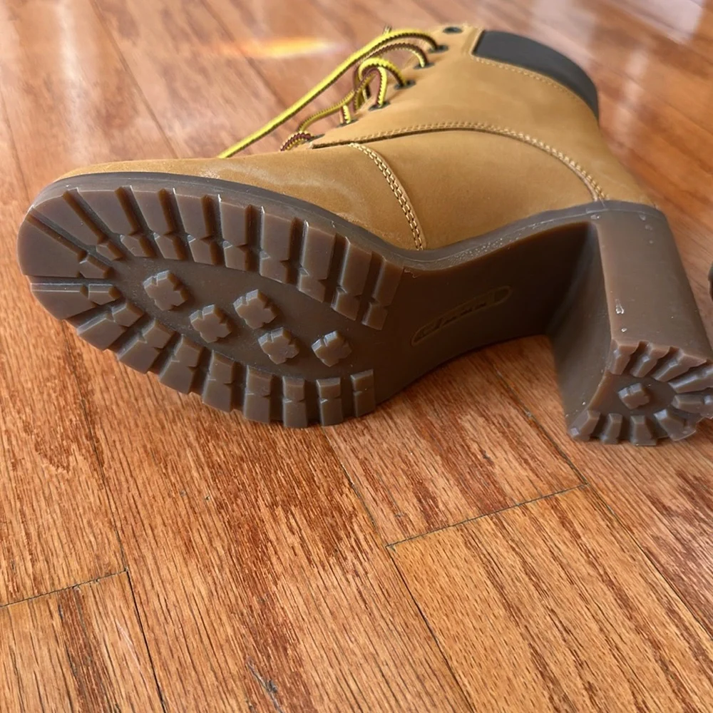 Timberland Women's Brown Heeled Boots 7 - Picture 10 of 10